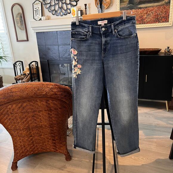 Lucky Brand Jeans Womens Size 10/30 Sweet Mid Rise Embroidered Flowers Cotton - Picture 16 of 16